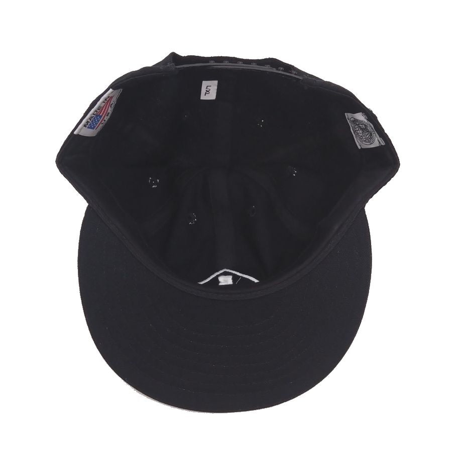 COOPERSTOWN BALL CAP / 1935 BISMARCK CHURCHILLS / SOFT / SPECIAL ORDER / SNAP / BLACK / MADE IN USA