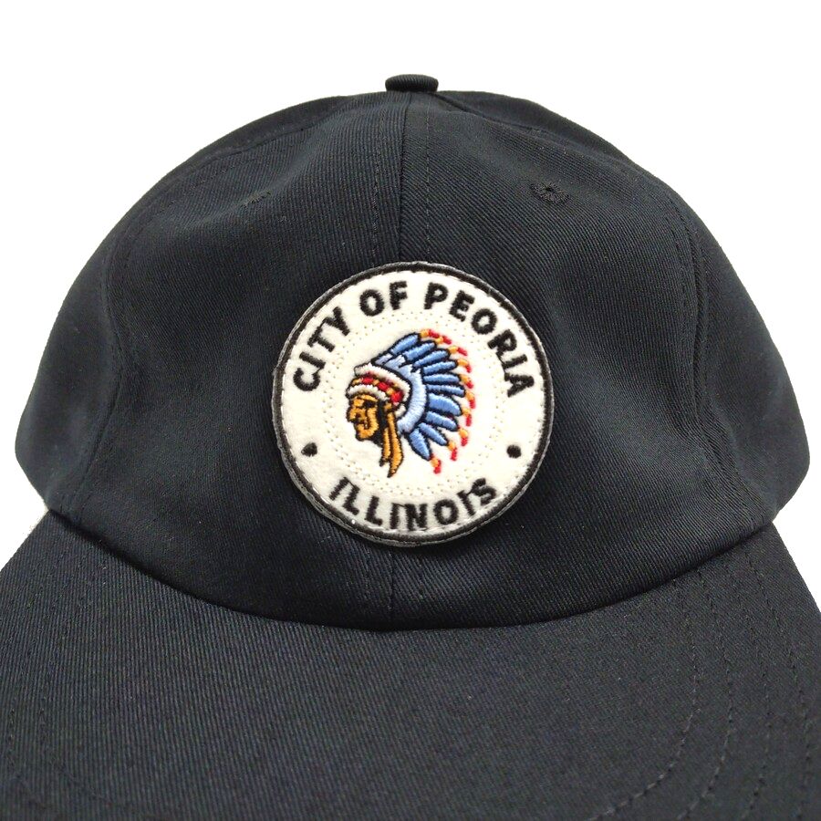 COOPERSTOWN BALL CAP / 1948 ROCK FORD PEACHES / PATCH / 2COLOR / MADE IN USA