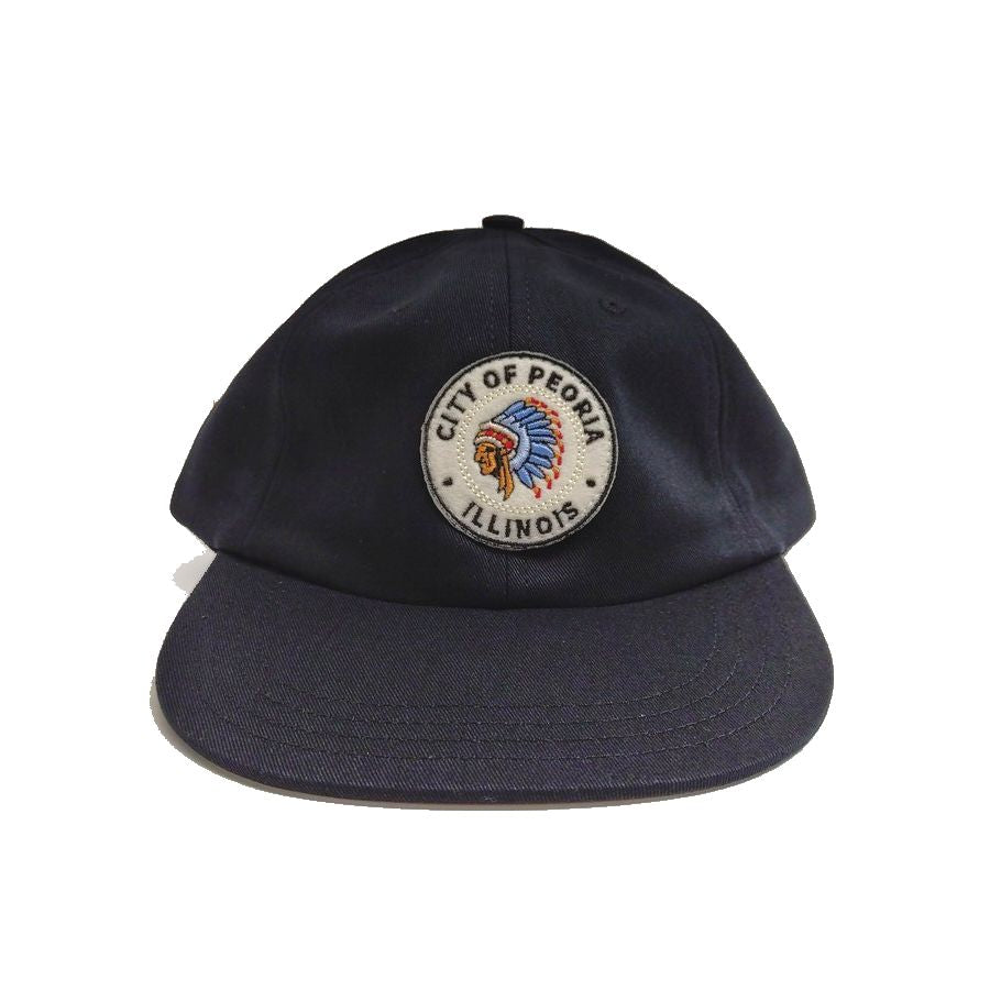 COOPERSTOWN BALL CAP / 1948 ROCK FORD PEACHES / PATCH / 2COLOR / MADE IN USA