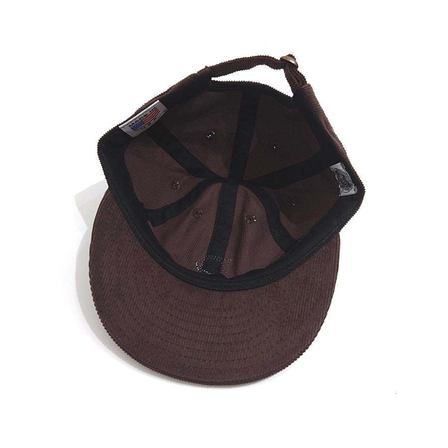 COOPERSTOWN BALL CAP / CORDUROY CAP / 1947 BALTIMORE ELITE GIANTS / BROWN / SOFT VISOR / FELT / SPECIAL ORDER MODEL / MADE IN USA
