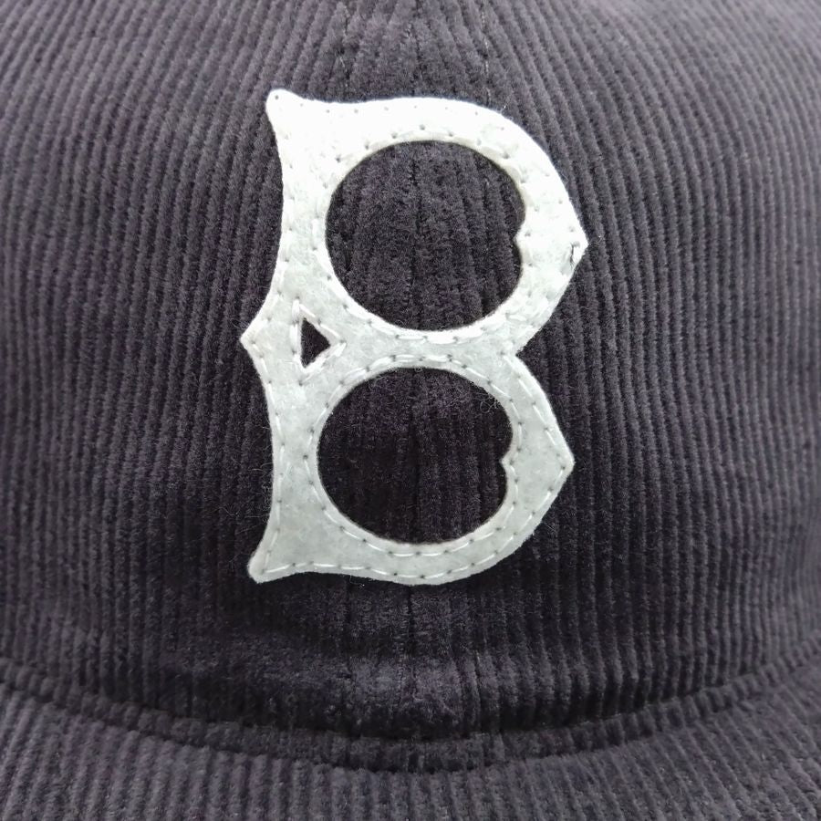 COOPERSTOWN BALL CAP / CORDUROY CAP / 1947 BALTIMORE ELITE GIANTS / GRAY / SOFT VISOR / FELT / SPECIAL ORDER MODEL / MADE IN USA