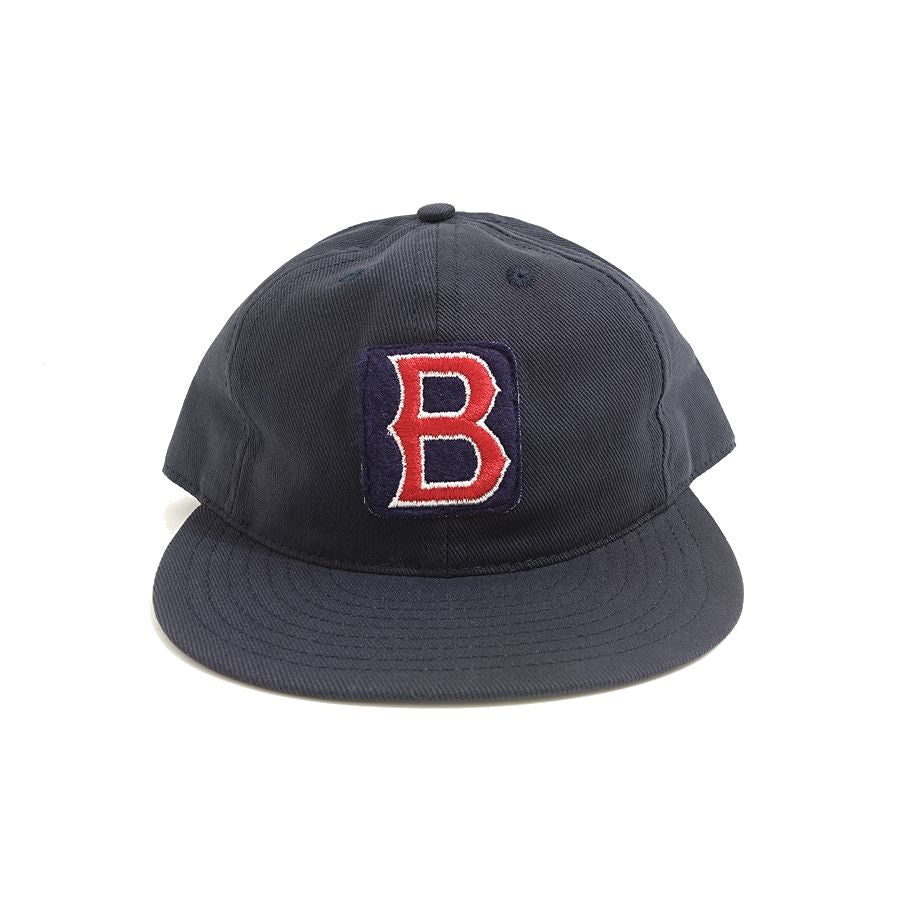 COOPERSTOWN BALL CAP / BOSTON RED SOX / VINTAGE PATCH / BRUSHED COTTON TWILL / SOFT VISOR / SNAP / NAVY / SPECIAL ORDER MODEL / MADE IN USA