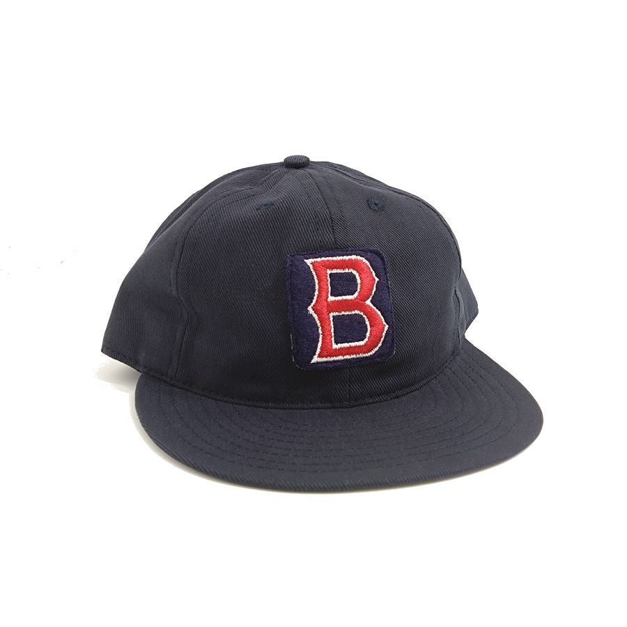 COOPERSTOWN BALL CAP / BOSTON RED SOX / VINTAGE PATCH / BRUSHED COTTON TWILL / SOFT VISOR / SNAP / NAVY / SPECIAL ORDER MODEL / MADE IN USA