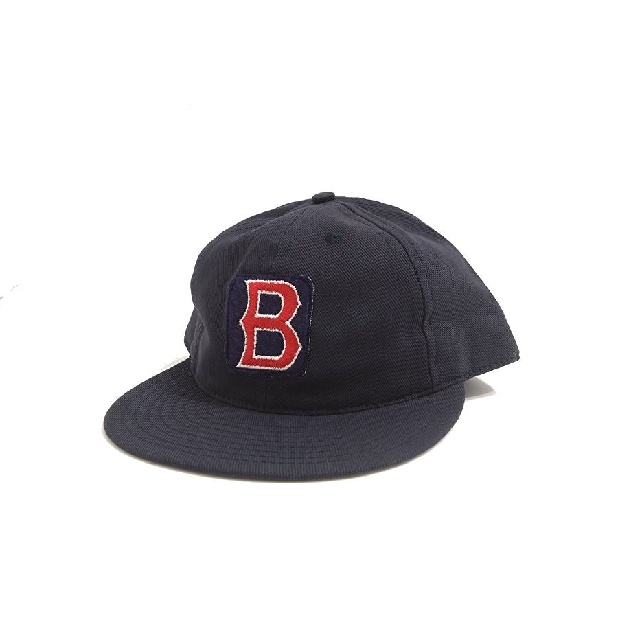 COOPERSTOWN BALL CAP / BOSTON RED SOX / VINTAGE PATCH / BRUSHED COTTON TWILL / SOFT VISOR / SNAP / NAVY / SPECIAL ORDER MODEL / MADE IN USA