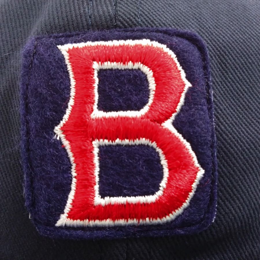 COOPERSTOWN BALL CAP / BOSTON RED SOX / VINTAGE PATCH / BRUSHED COTTON TWILL / SOFT VISOR / SNAP / NAVY / SPECIAL ORDER MODEL / MADE IN USA