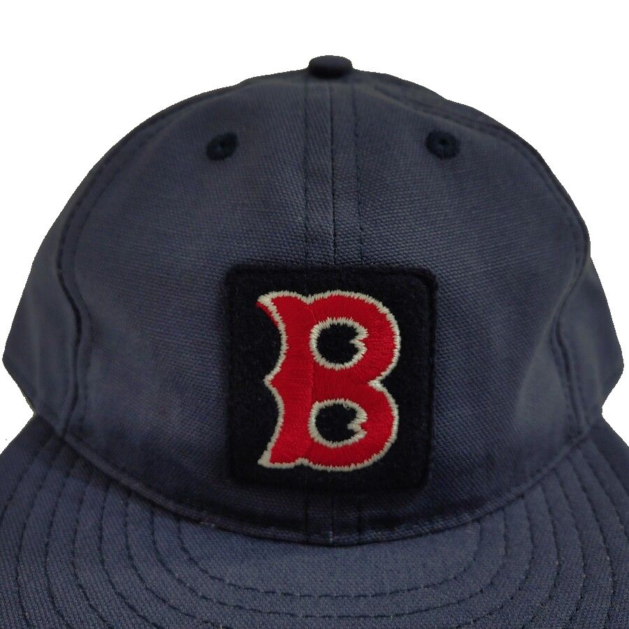 COOPERSTOWN BALL CAP / BOSTON RED SOX / SPECIAL ORDER MODEL / BRUSHED COTTON TWILL / SOFT VISOR / PATCH / NAVY / MADE IN USA