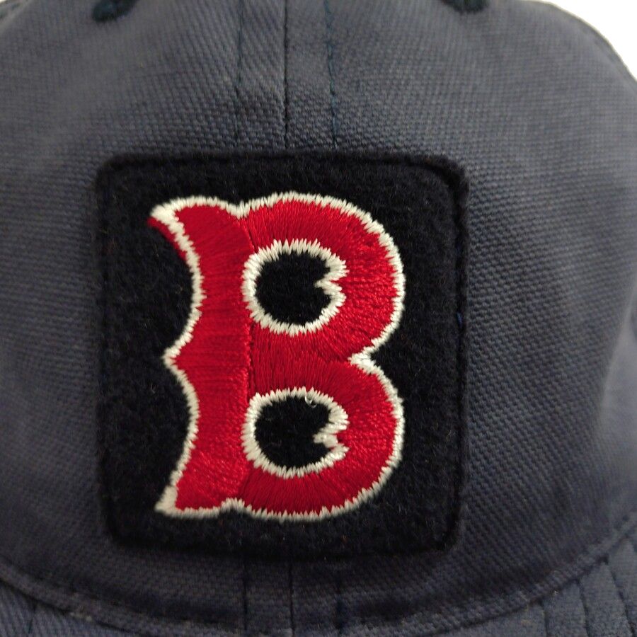 COOPERSTOWN BALL CAP / BOSTON RED SOX / SPECIAL ORDER MODEL / BRUSHED COTTON TWILL / SOFT VISOR / PATCH / NAVY / MADE IN USA