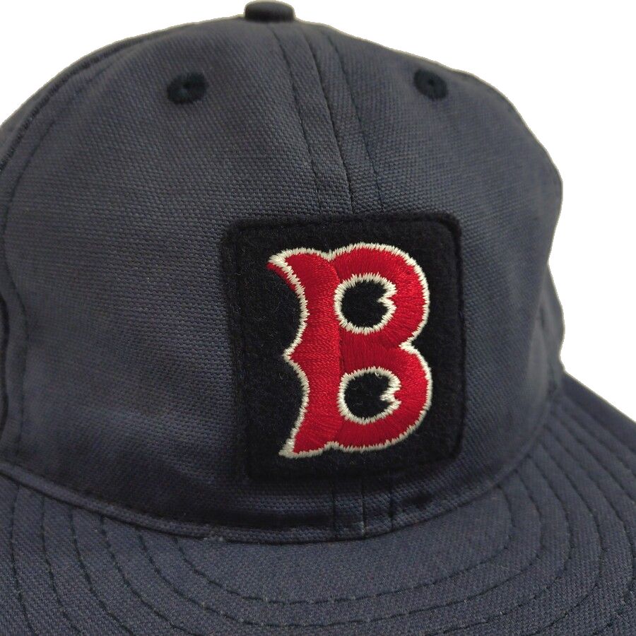 COOPERSTOWN BALL CAP / BOSTON RED SOX / SPECIAL ORDER MODEL / BRUSHED COTTON TWILL / SOFT VISOR / PATCH / NAVY / MADE IN USA