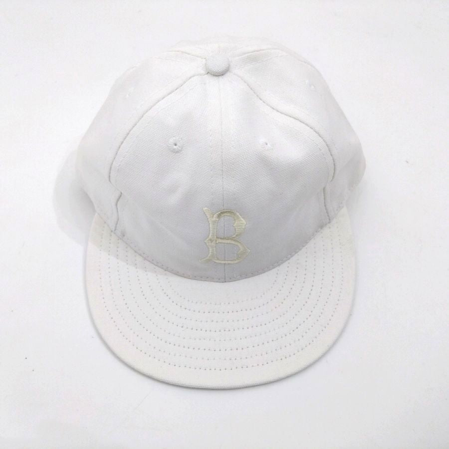 COOPERSTOWN BALL CAP / 1955 BROOKLYN DODGERS / SOFT / SPECIAL ORDER / SNAP / WHITE / MADE IN USA