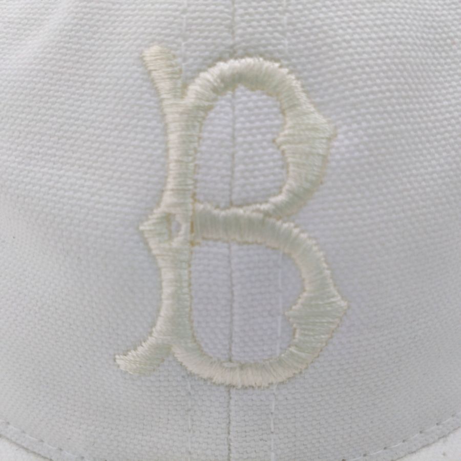 COOPERSTOWN BALL CAP / 1955 BROOKLYN DODGERS / SOFT / SPECIAL ORDER / SNAP / WHITE / MADE IN USA