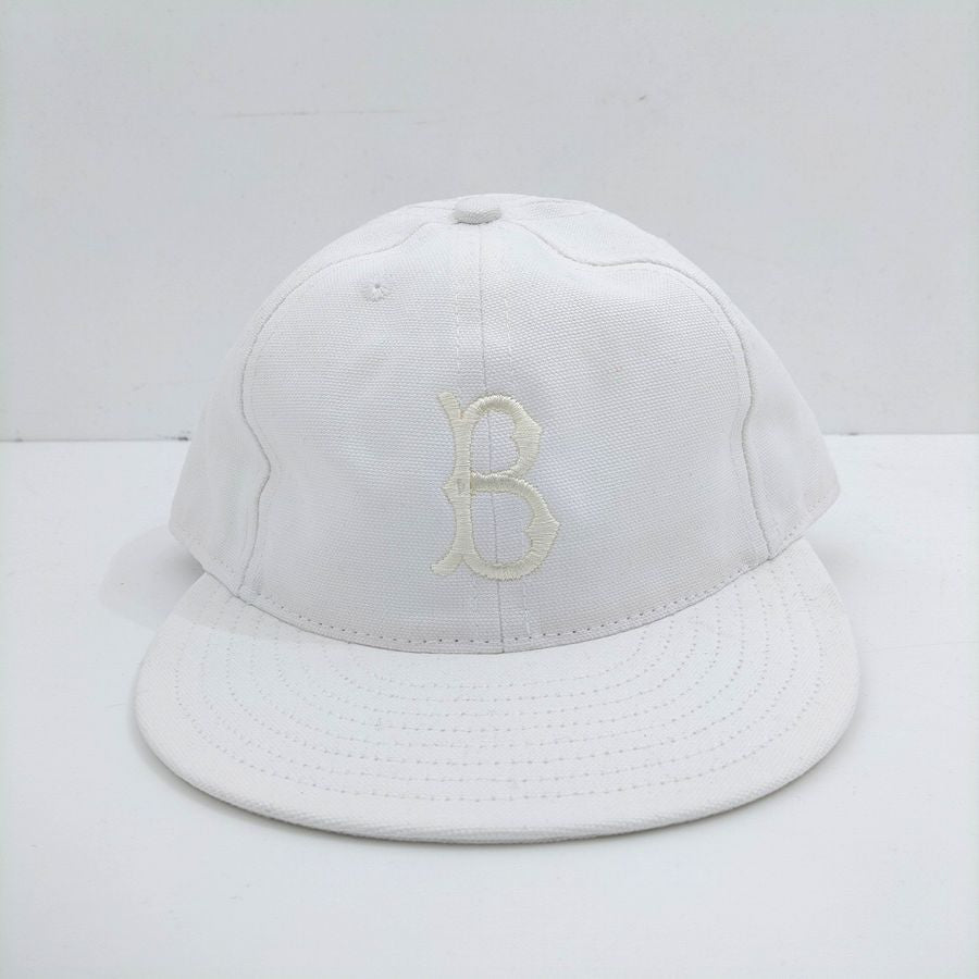 COOPERSTOWN BALL CAP / 1955 BROOKLYN DODGERS / SOFT / SPECIAL ORDER / SNAP / WHITE / MADE IN USA