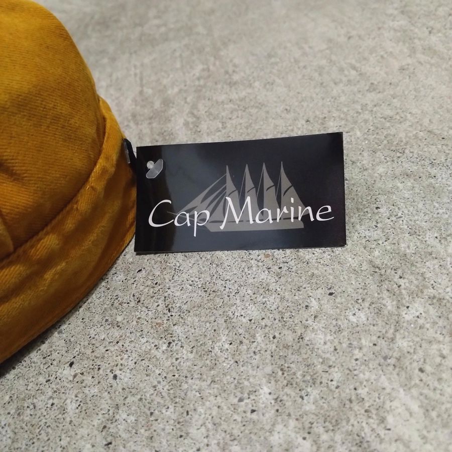 CAP MARINE / MODEL:MATELOT / MUSTARD / SIZE:58 59 60 61 62/ MADE IN FRANCE