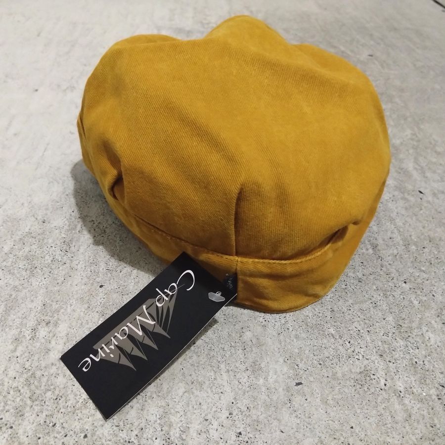CAP MARINE / MODEL:MATELOT / MUSTARD / SIZE:58 59 60 61 62/ MADE IN FRANCE