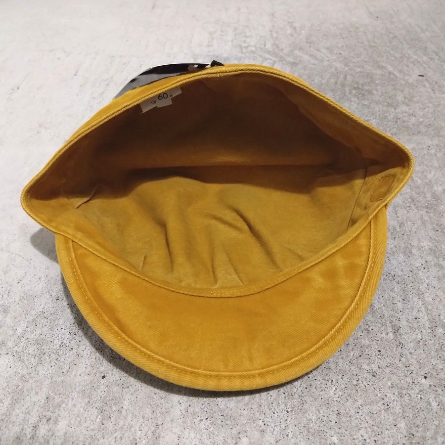 CAP MARINE / MODEL:MATELOT / MUSTARD / SIZE:58 59 60 61 62/ MADE IN FRANCE