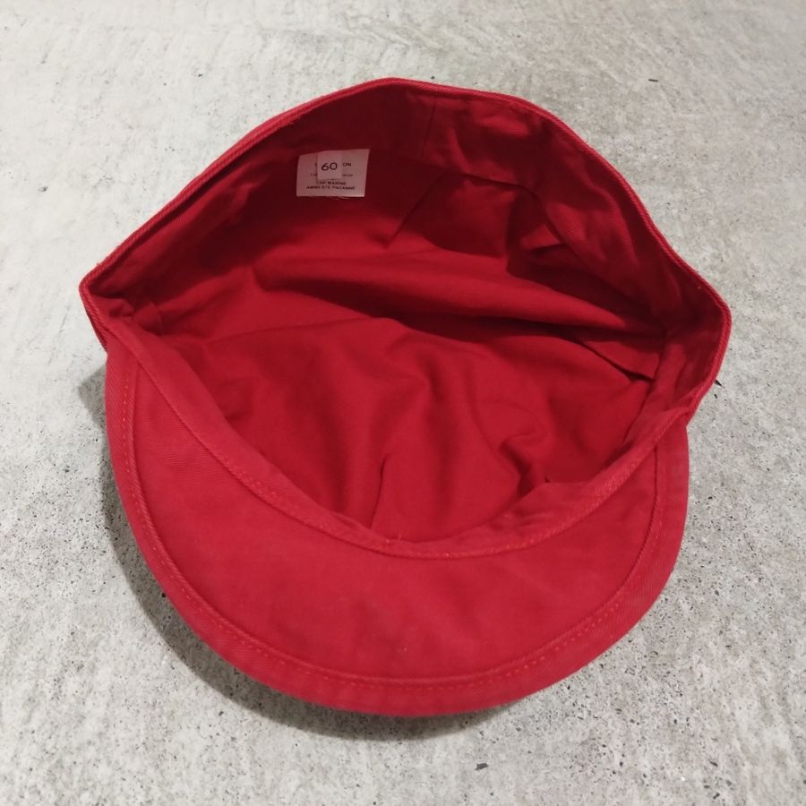 CAP MARINE / MODEL:MATELOT / RED / SIZE:58 59 60 61 / MADE IN FRANCE