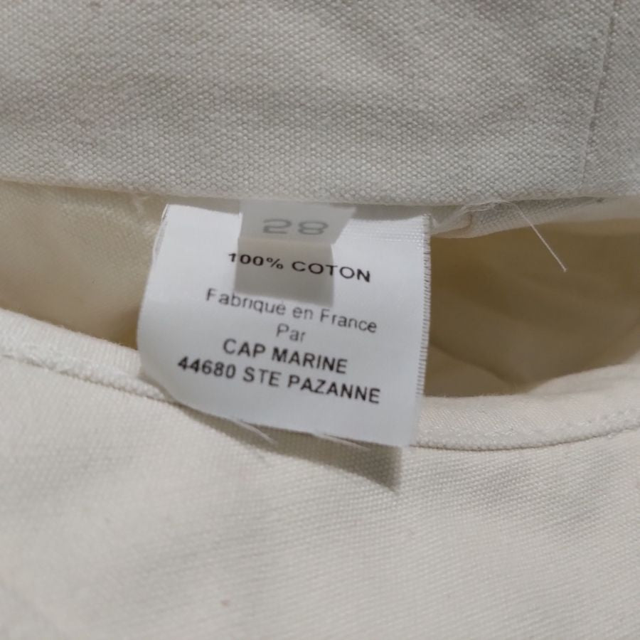 CAP MARINE / MODEL:MATELOT / ECRU / SIZE:58 / MADE IN FRANCE
