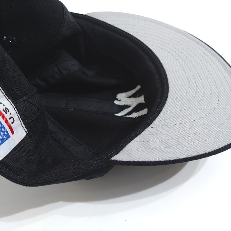COOPERSTOWN BALL CAP / 1935 NEWYORK BLACK YANKEES / BRUSHED COTTON TWILL / SOFT VISOR / SNAP / CHAIN STITCH / BLACK / SPECIAL ORDER / MADE IN USA