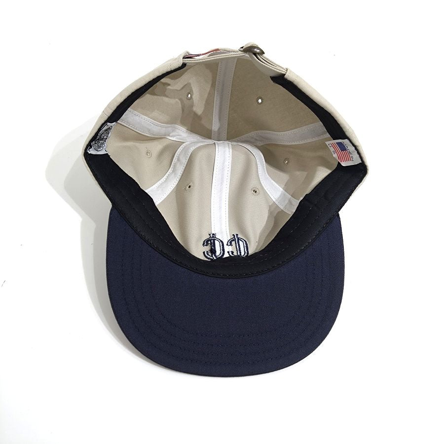 COOPERSTOWN BALL CAP / 1905 CHICAGO UNION GIANTS / STONE×NAVY / SPECIAL ORDER COLOR / MADE IN USA