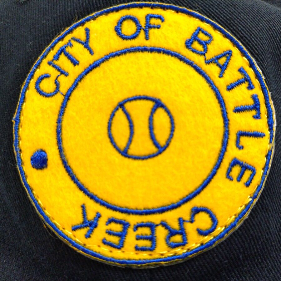 COOPERSTOWN BALL CAP / 1946 BATTLE CREEK BELLES / 2COLOR / PATCH / MADE IN USA
