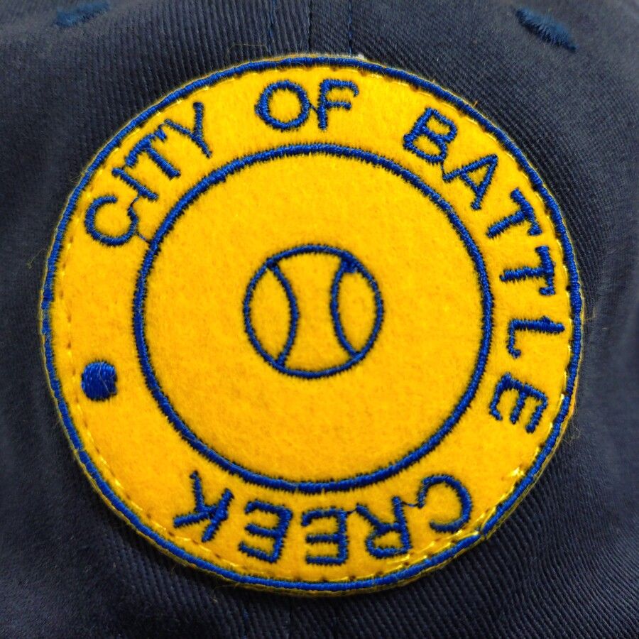 COOPERSTOWN BALL CAP / 1946 BATTLE CREEK BELLES / 2COLOR / PATCH / MADE IN USA