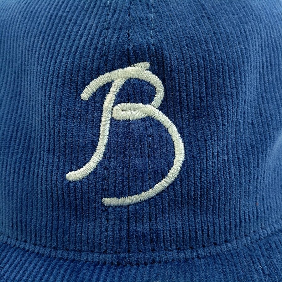 COOPERSTOWN BALL CAP / CORDUROY CAP / 1915 BROOKLYN TIP TOPS / OCEAN / SOFT VISOR / SPECIAL ORDER MODEL / MADE IN USA