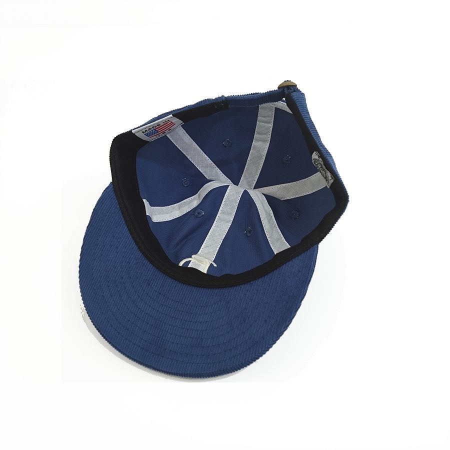 COOPERSTOWN BALL CAP / CORDUROY CAP / 1915 BROOKLYN TIP TOPS / OCEAN / SOFT VISOR / SPECIAL ORDER MODEL / MADE IN USA