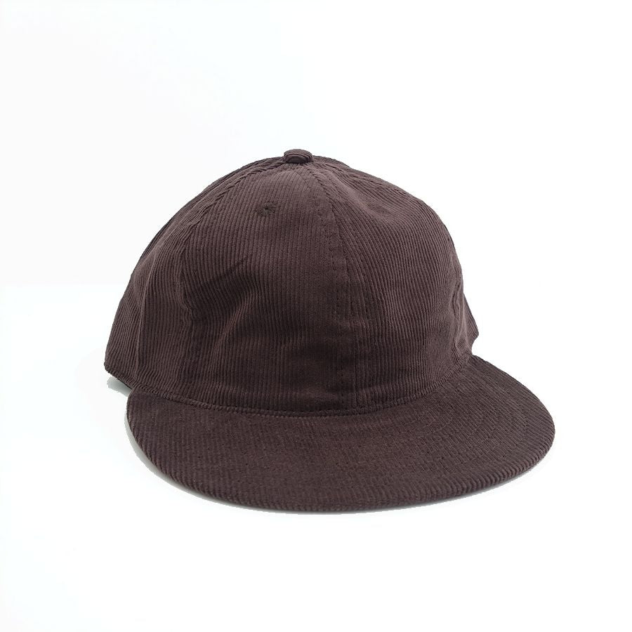 COOPERSTOWN BALL CAP / CORDUROY / SOLID / BROWN / SOFT VISOR / SPECIAL ORDER MODEL / MADE IN USA