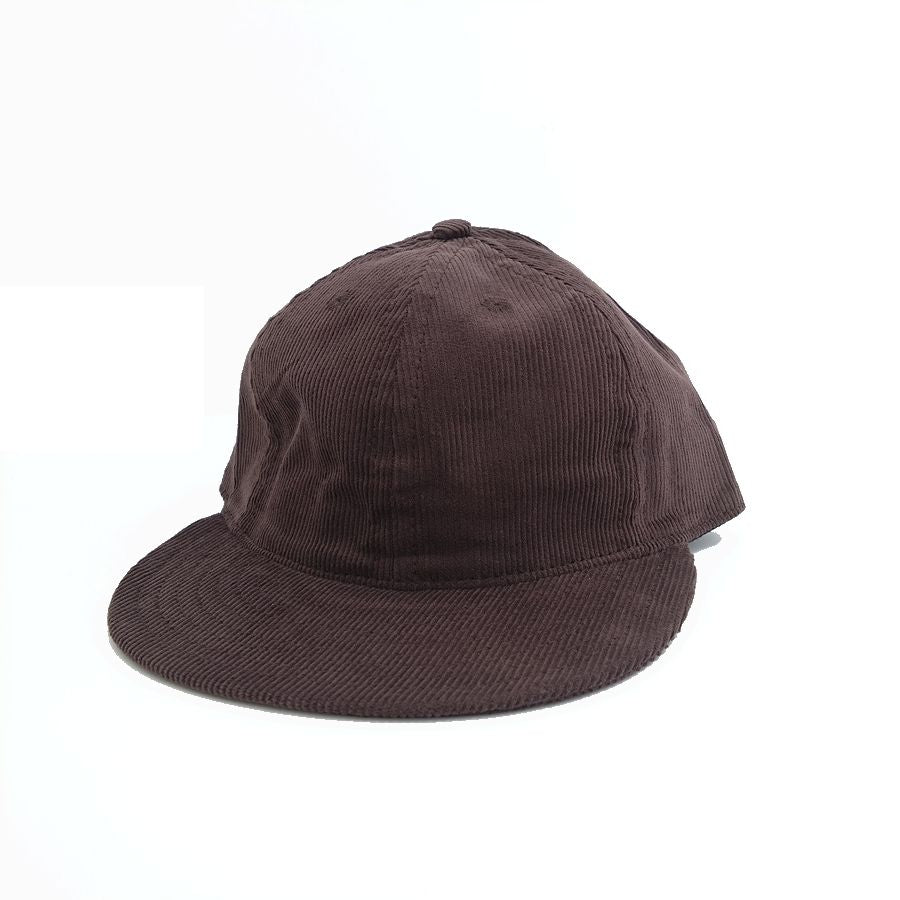 COOPERSTOWN BALL CAP / CORDUROY / SOLID / BROWN / SOFT VISOR / SPECIAL ORDER MODEL / MADE IN USA