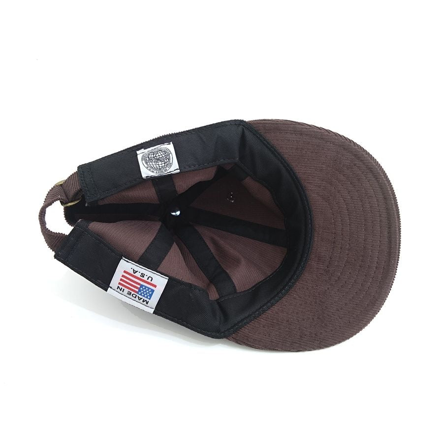 COOPERSTOWN BALL CAP / CORDUROY CAP / 1935 NEWYORK BLACK YANKEES / BROWN / SOFT VISOR / FELT / SPECIAL ORDER MODEL / MADE IN USA