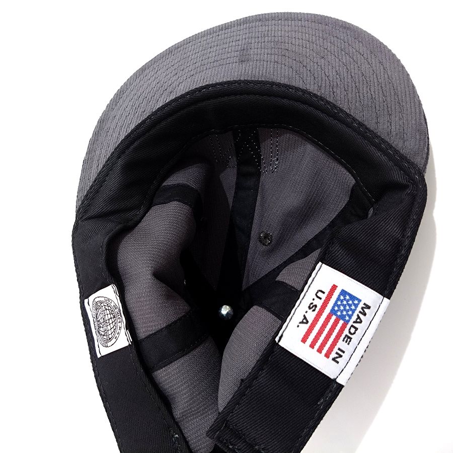 COOPERSTOWN BALL CAP / CORDUROY CAP / 1935 NEWYORK BLACK YANKEES / GRAY / SOFT VISOR / FELT / SPECIAL ORDER MODEL / MADE IN USA
