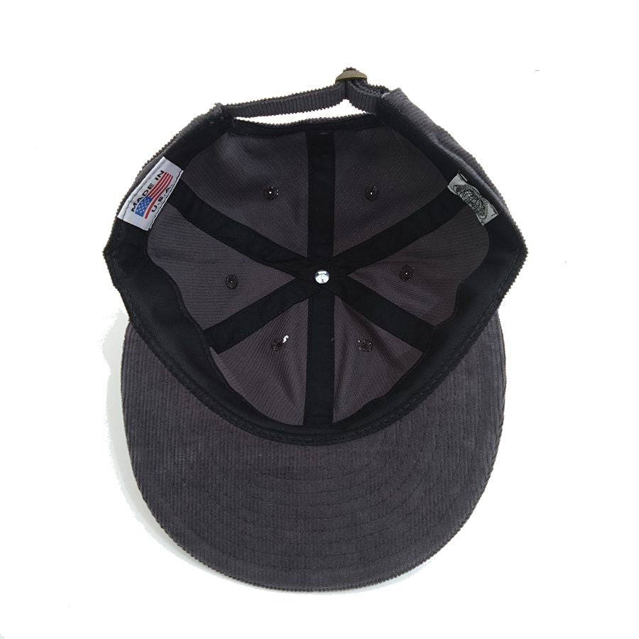 COOPERSTOWN BALL CAP / CORDUROY CAP / 1915 BROOKLYN TIP TOPS / GRAY / SOFT VISOR / SPECIAL ORDER MODEL / MADE IN USA