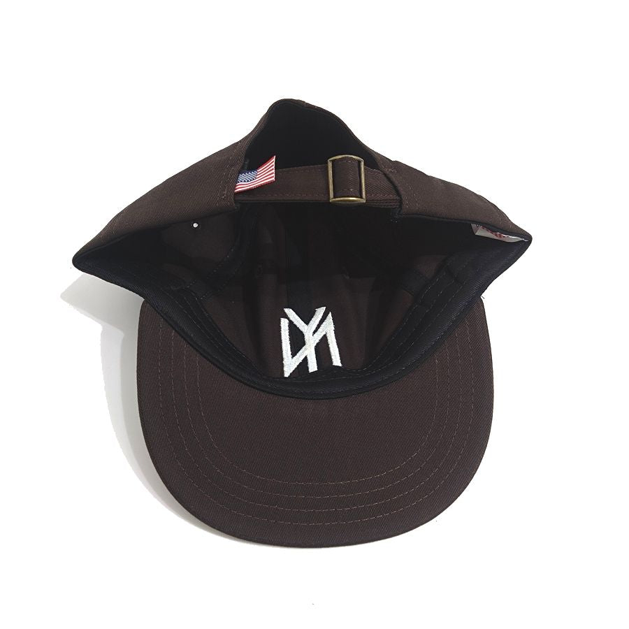 COOPERSTOWN BALL CAP / 1951 NEWYORK BLACK YANKEES / D,BROWN / MADE IN USA