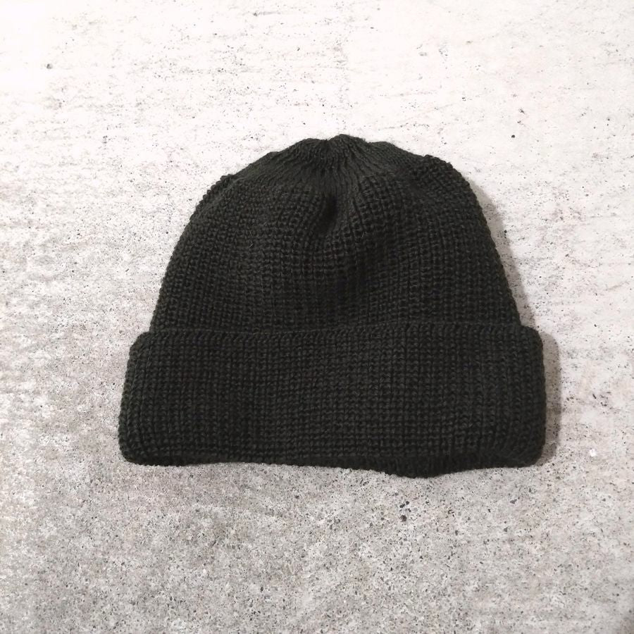 modAS / KNIT CAP / BORKUM / D,OLIVE / VIRGIN WOOL / MADE IN GERMANY