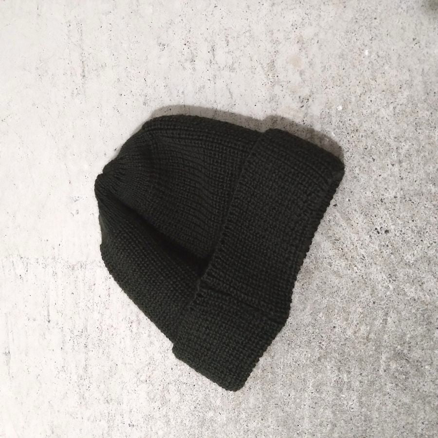 modAS / KNIT CAP / BORKUM / D,OLIVE / VIRGIN WOOL / MADE IN GERMANY