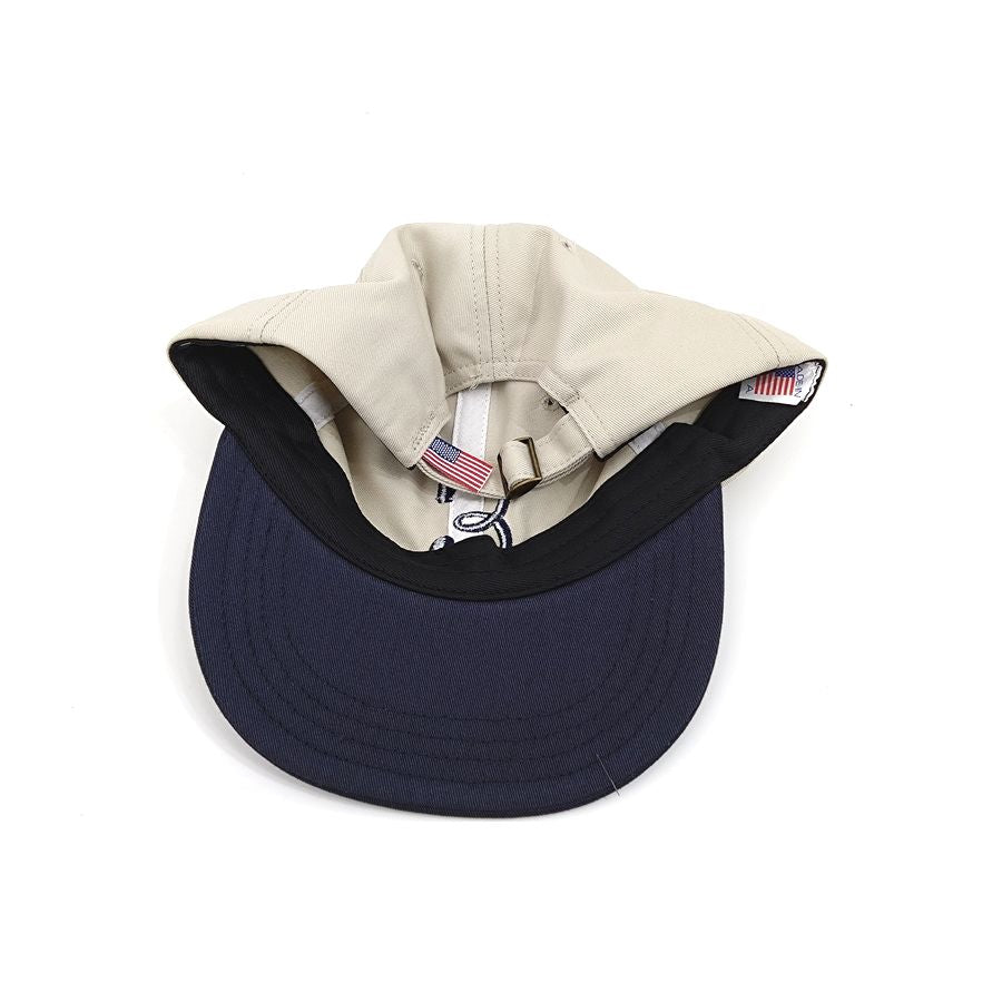COOPERSTOWN BALL CAP / 1927 NEWARK BEARS(SMALL LOGO) STONE×NAVY【SPECIAL ORDER COLOR】MADE IN USA