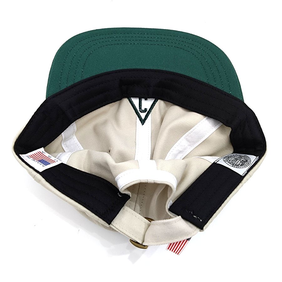 COOPERSTOWN BALL CAP / 1915 CHAMBERSBURG MAROONS / STONE×GREEN / SPECIAL ORDER COLOR / MADE IN USA