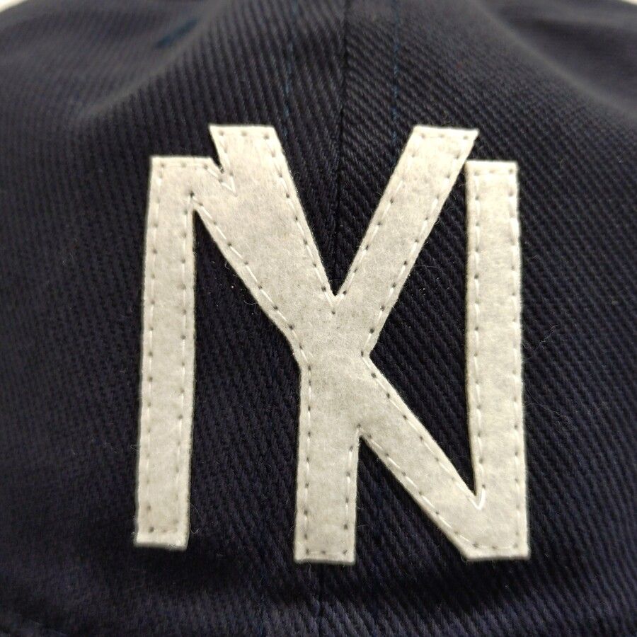 COOPERSTOWN BALL CAP / 1935 NEWYORK BLACK YANKEES / BRUSHED COTTON TWILL / SOFT VISOR / SNAP / NAVY / FELT / SPECIAL ORDER / MADE IN USA