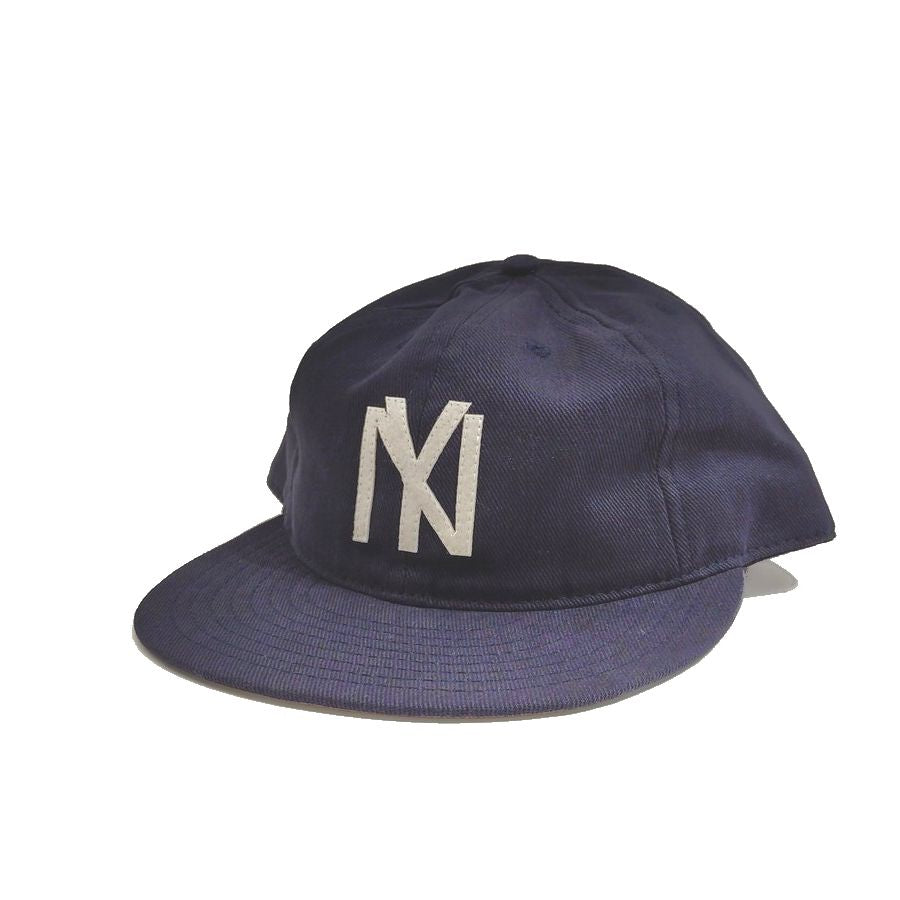COOPERSTOWN BALL CAP / 1935 NEWYORK BLACK YANKEES / BRUSHED COTTON TWILL / SOFT VISOR / SNAP / NAVY / FELT / SPECIAL ORDER / MADE IN USA