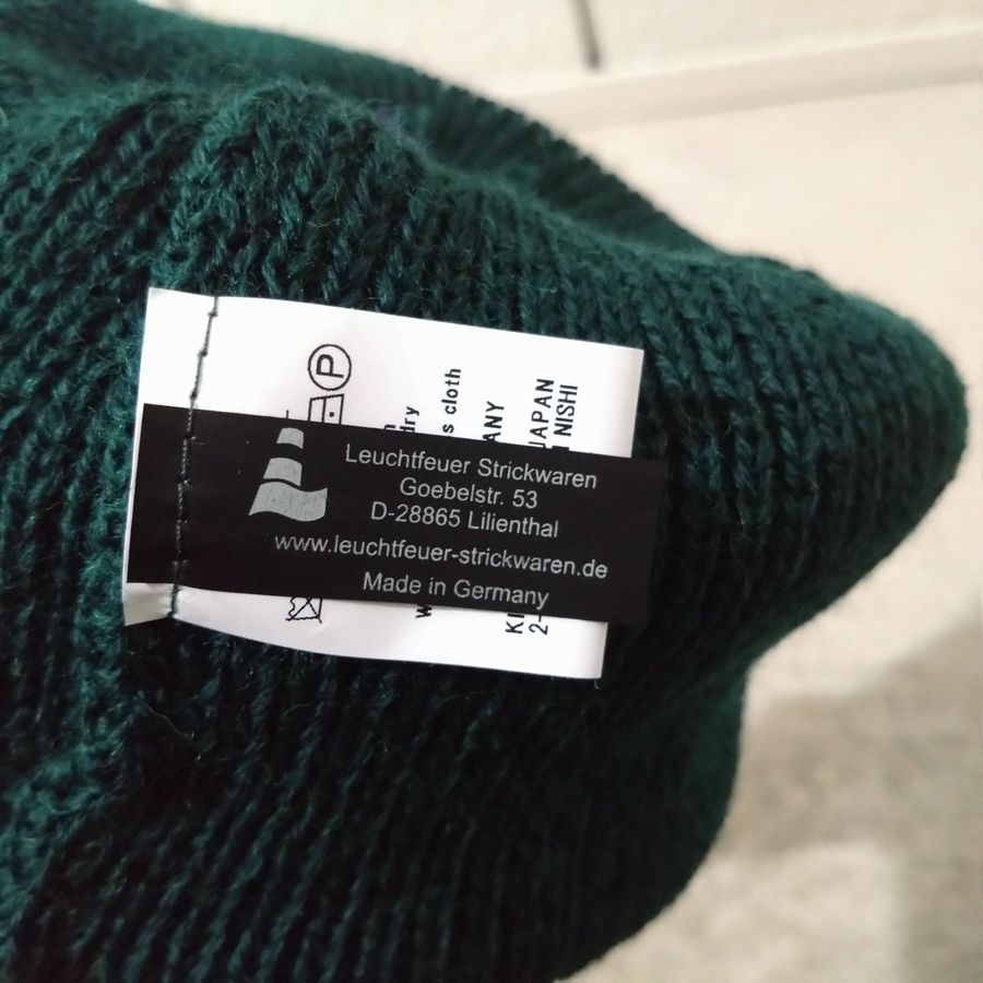 modAS / KNIT CAP / BORKUM / FOREST / VIRGIN WOOL / MADE IN GERMANY