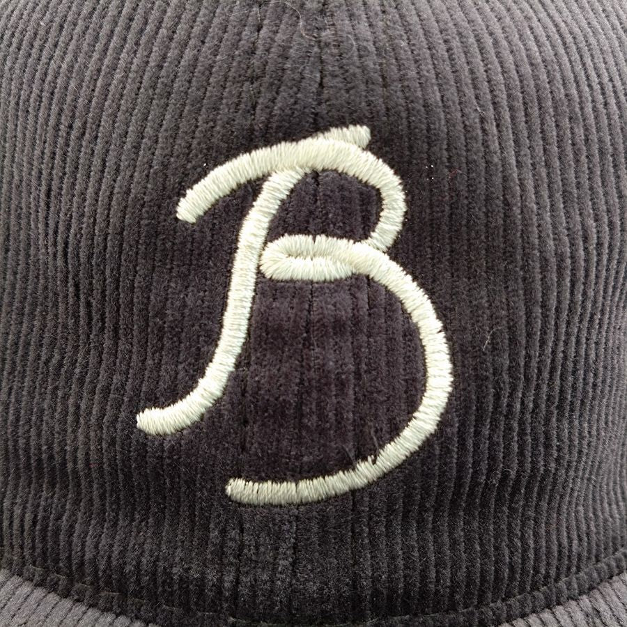 COOPERSTOWN BALL CAP / CORDUROY CAP / 1915 BROOKLYN TIP TOPS / GRAY / SOFT VISOR / SPECIAL ORDER MODEL / MADE IN USA