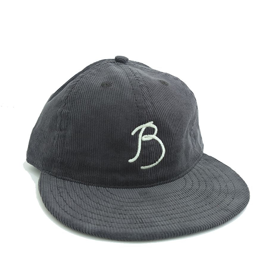 COOPERSTOWN BALL CAP / CORDUROY CAP / 1915 BROOKLYN TIP TOPS / GRAY / SOFT VISOR / SPECIAL ORDER MODEL / MADE IN USA