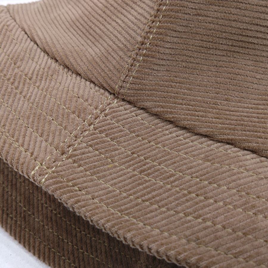 Au Vrai Chic BRITAIN / BUCKET HAT / CORDUROY / BEIGE / SIZE:7 3/8 / MADE IN ENGLAND