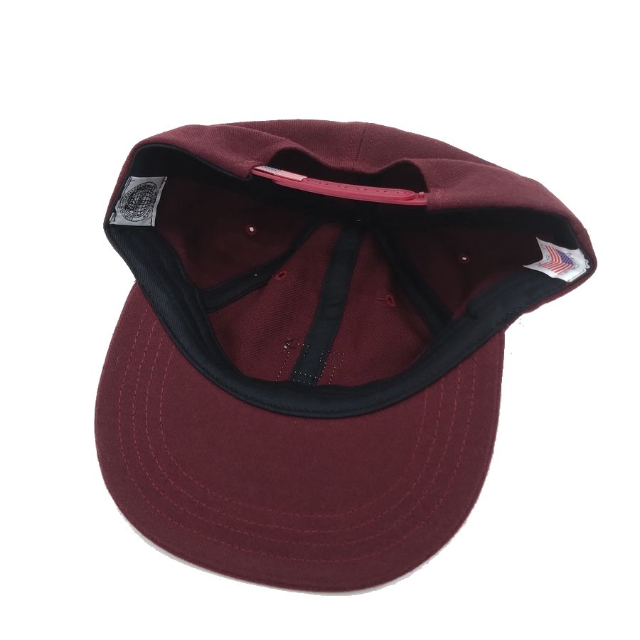 COOPERSTOWN BALL CAP / 1936 SING SING INMATES / WOOL SAGE / MAROON / PATCH(BLACK×WHITE)SNAP / MADE IN USA