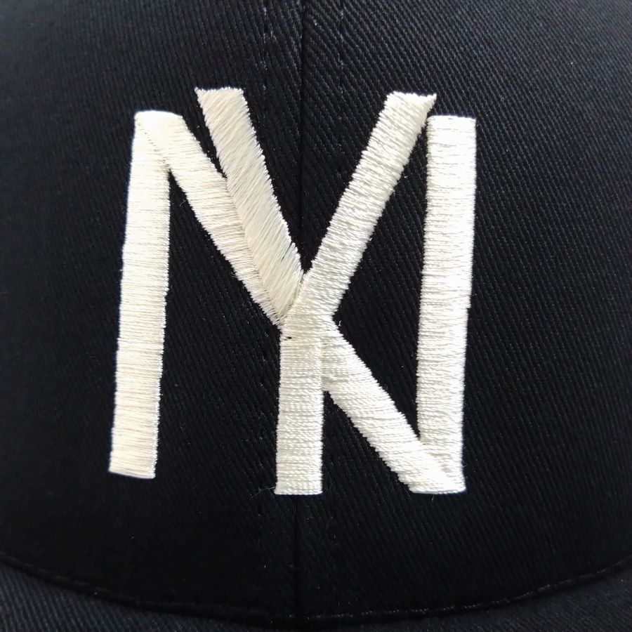COOPERSTOWN BALL CAP / 1935 NEWYORK BLACK YANKEES / HIGH-CROWN / 2COLOR / Embroidery / SNAP / MADE IN USA