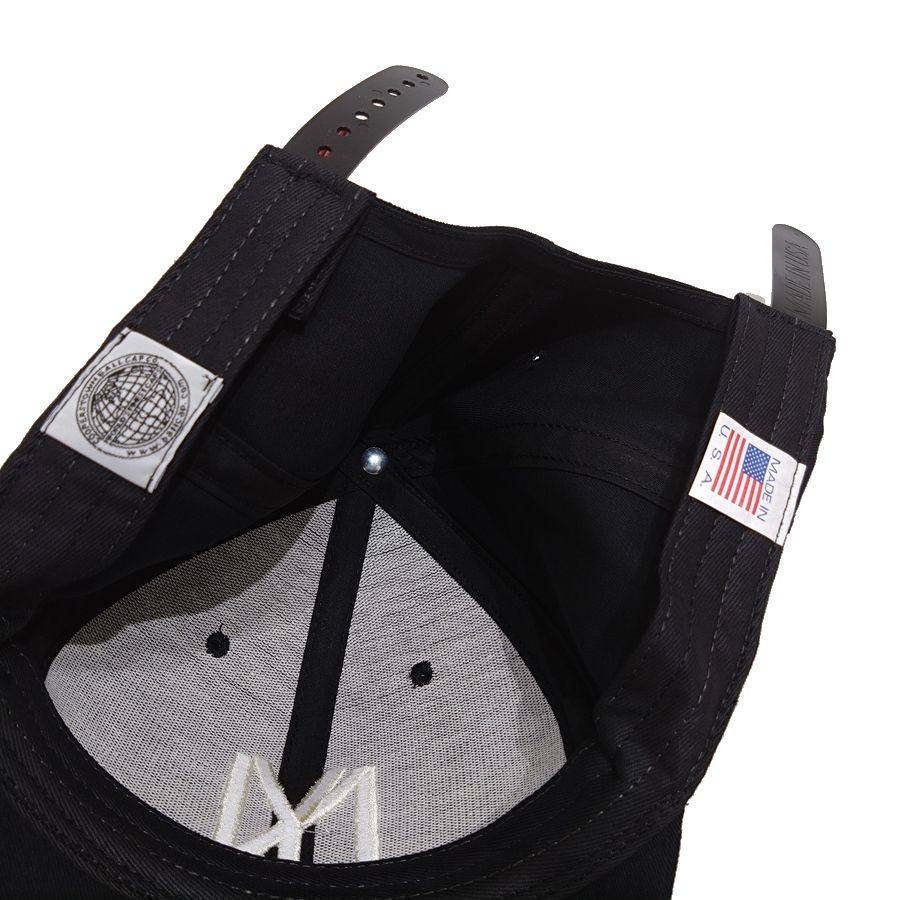 COOPERSTOWN BALL CAP / 1935 NEWYORK BLACK YANKEES / HIGH-CROWN / 2COLOR / Embroidery / SNAP / MADE IN USA