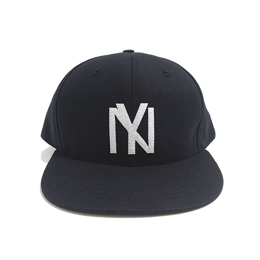 COOPERSTOWN BALL CAP / 1935 NEWYORK BLACK YANKEES / HIGH-CROWN / 2COLOR / FELT / SNAP / MADE IN USA