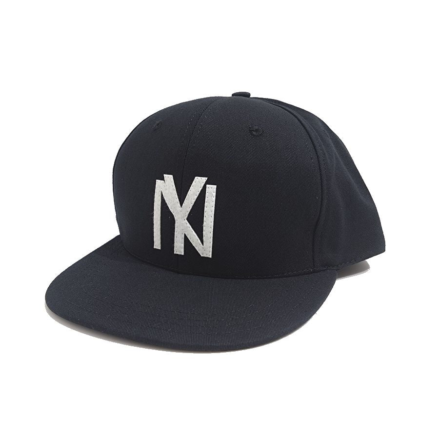 COOPERSTOWN BALL CAP / 1935 NEWYORK BLACK YANKEES / HIGH-CROWN / 2COLOR / FELT / SNAP / MADE IN USA