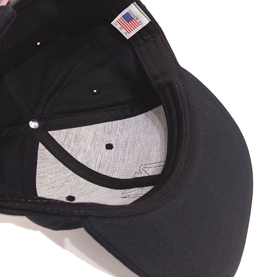 COOPERSTOWN BALL CAP / 1935 NEWYORK BLACK YANKEES / HIGH-CROWN / 2COLOR / FELT / SNAP / MADE IN USA
