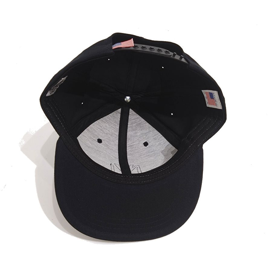 COOPERSTOWN BALL CAP / 1935 NEWYORK BLACK YANKEES / HIGH-CROWN / 2COLOR / FELT / SNAP / MADE IN USA