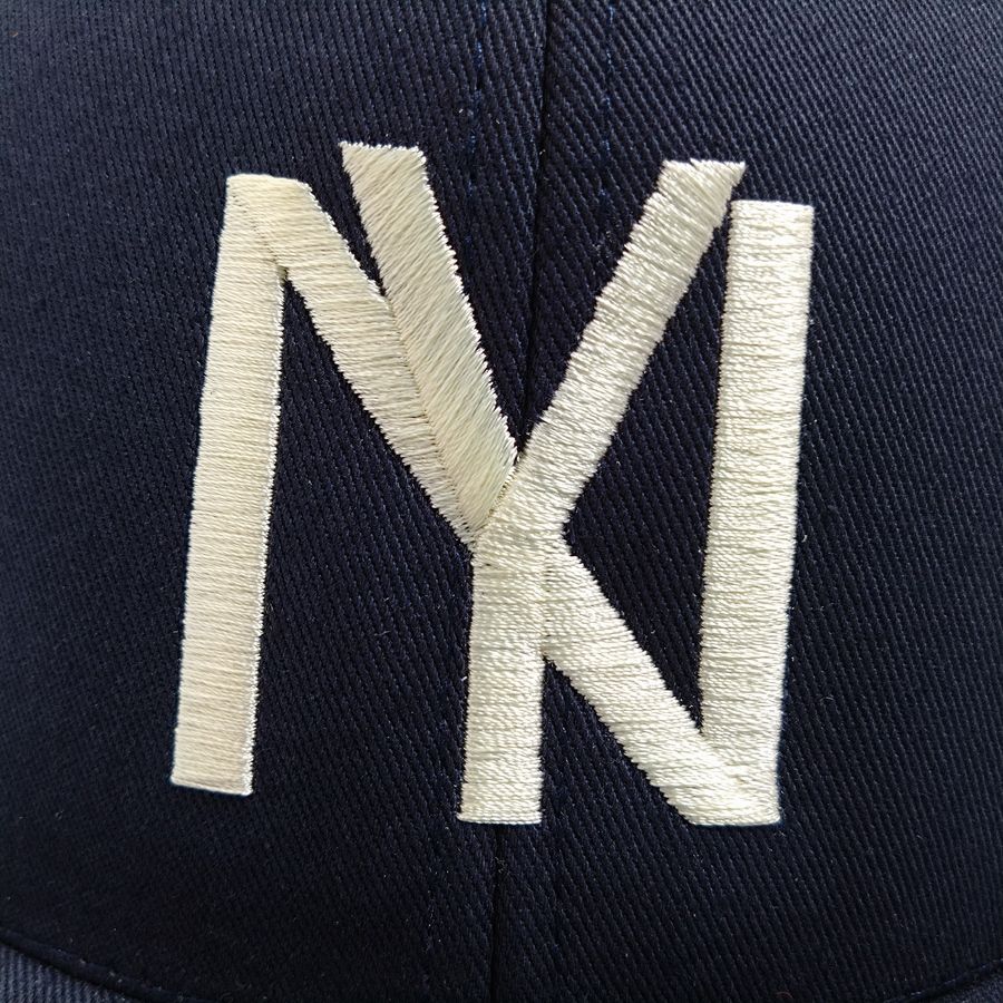 COOPERSTOWN BALL CAP / 1935 NEWYORK BLACK YANKEES / HIGH-CROWN / 2COLOR / Embroidery / SNAP / MADE IN USA